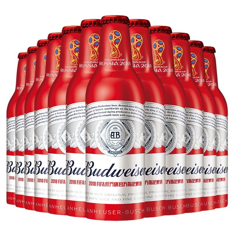 百威铝瓶355ml*12瓶