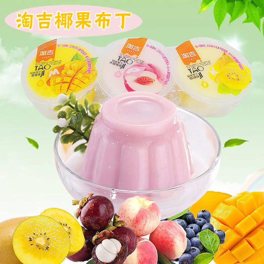 淘吉椰果综合布丁120gx6杯（奇异果）720g 商品图0