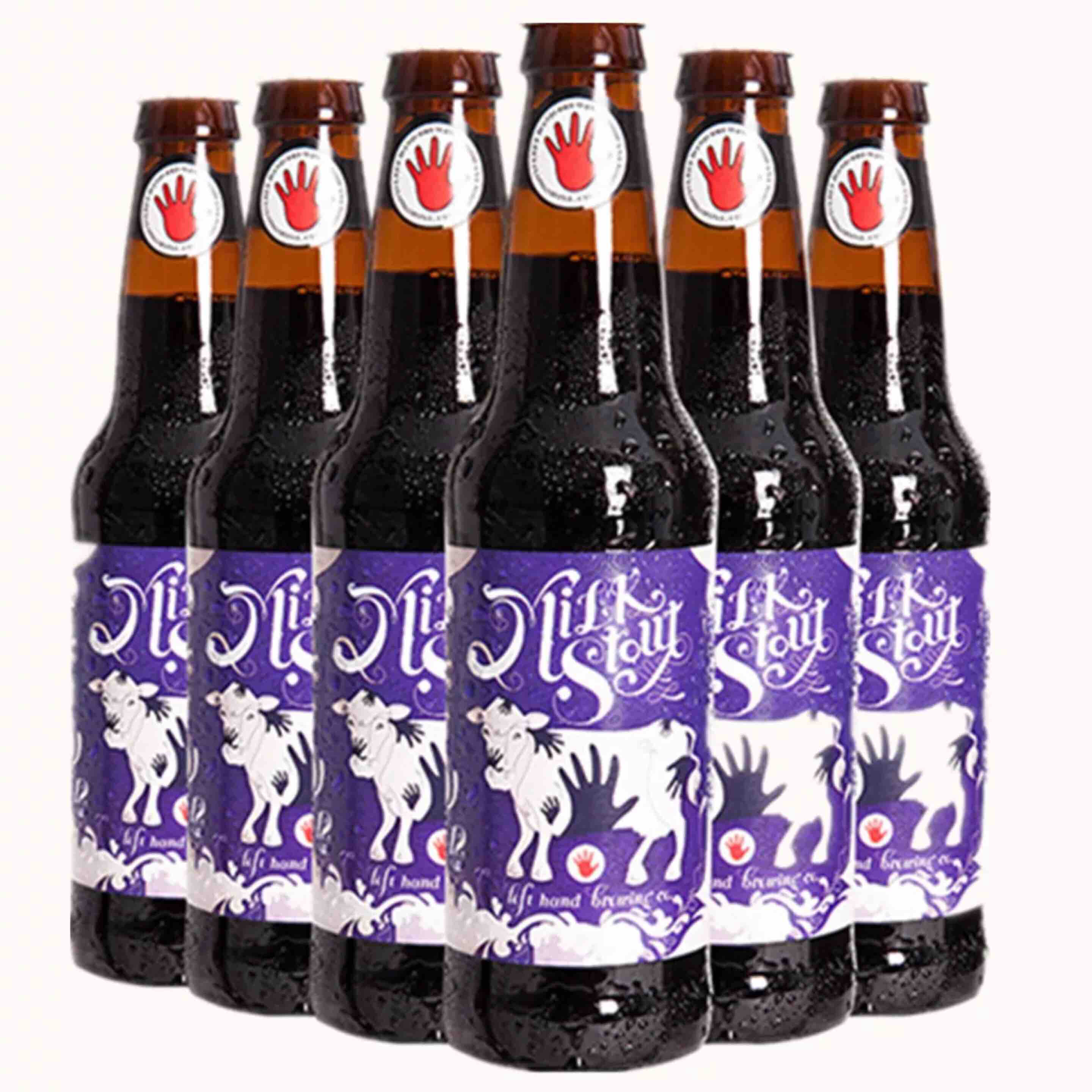 美国进口left hand milk stout 左手牛奶世涛啤酒 330ml*6瓶