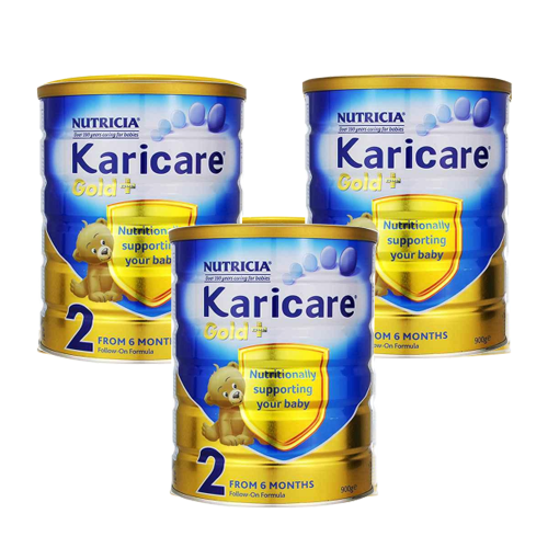 【三罐装包邮】保税区直发 新西兰karicare可瑞康婴儿奶粉金装2段 (6