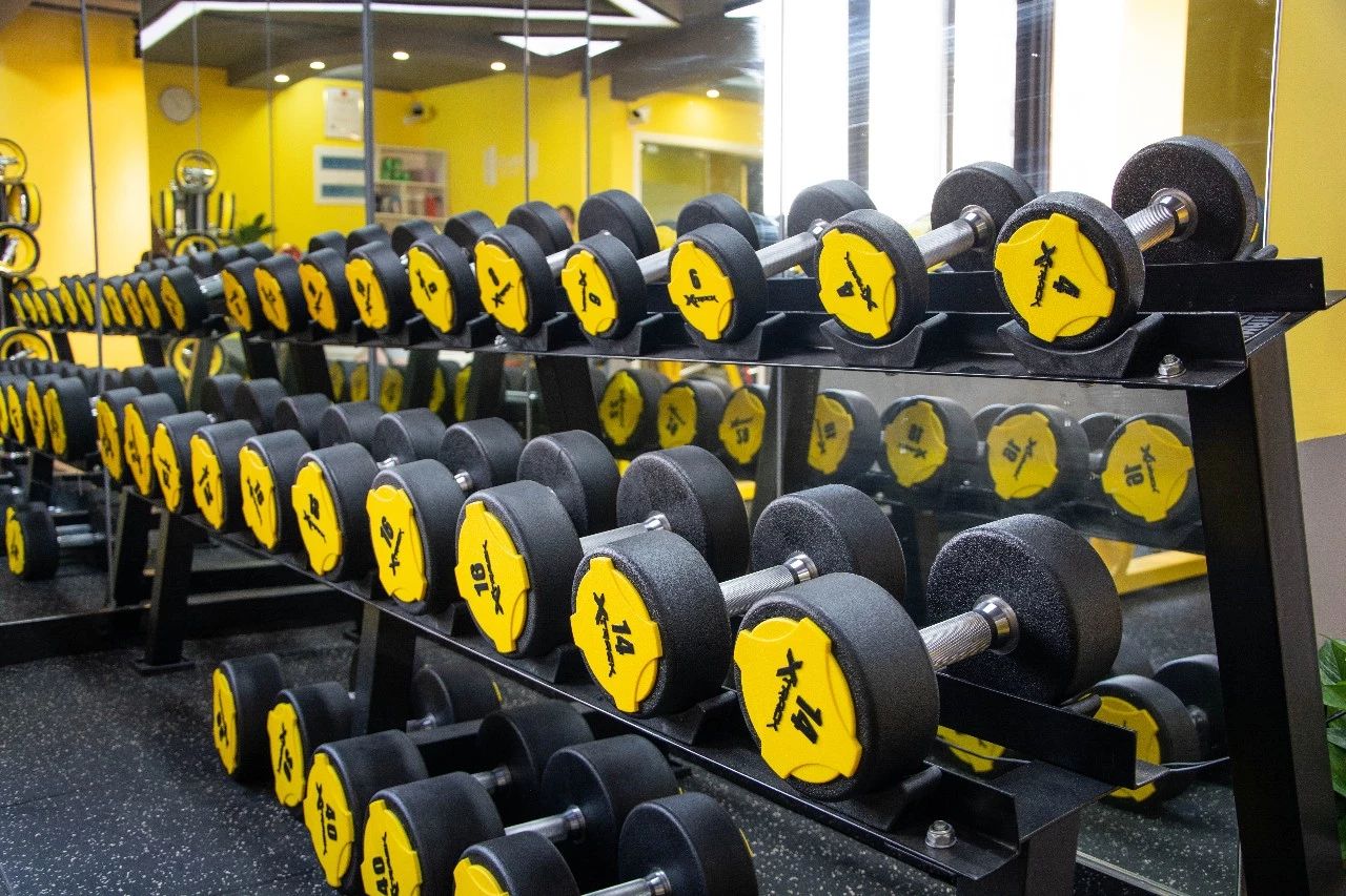 上的健身房,斯塔克更 新潮时尚, 采用的器材全都是悍马这一知名品牌