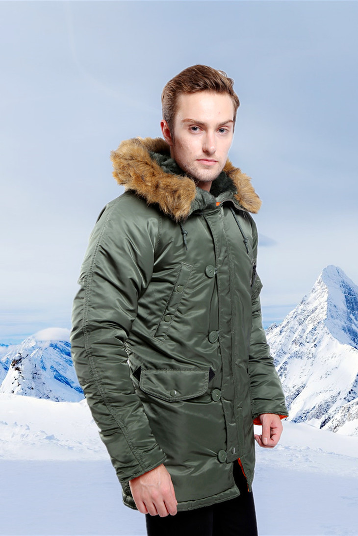 美国进口alpha 阿尔法n3b棉服