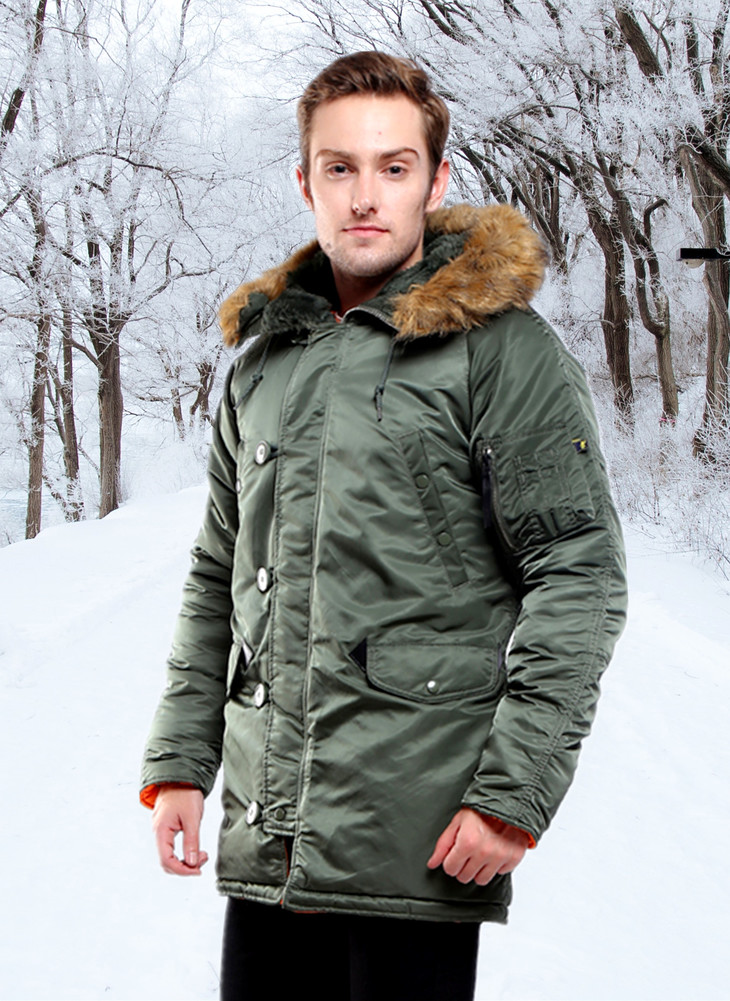 美国进口alpha 阿尔法n3b棉服