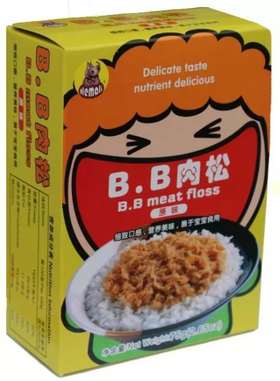 河马莉B.B肉松原味75g