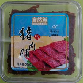 自然派猪肉脯海苔味 250g