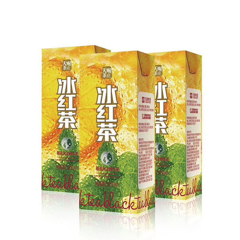 【整箱】天喔茶庄冰红茶250ml*16盒