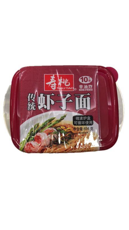 寿桃虾子面(微波炉盒装) 454g 商品图0