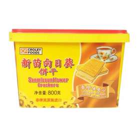 新苗向日葵饼干香橙味夹心 800g