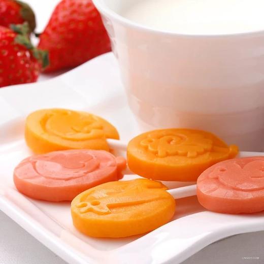 不二家牛奶棒棒糖加量促销装(草莓牛奶味+芒果牛奶味)127.6g 商品图2