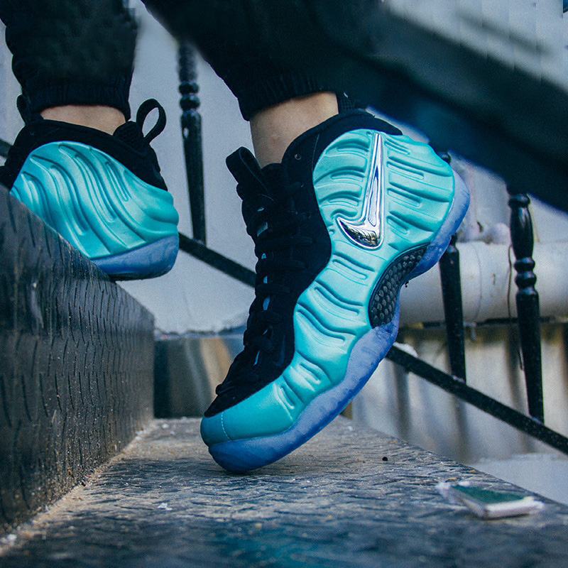 nike air foamposite pro 南海岸泡 銀綠泡 噴泡 624041-303