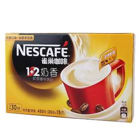 雀巢咖啡1+2奶香30杯装 30条*15g