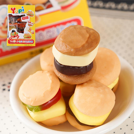 优皮什锦汉堡造型软糖225g 商品图0