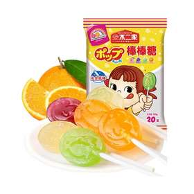 不二家棒棒糖（蜜桃味，葡萄味，香橙味，哈密瓜味）250g