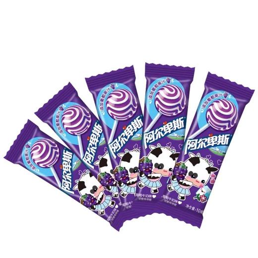 阿尔卑斯葡萄牛奶味棒棒糖(20支) 200g 商品图3