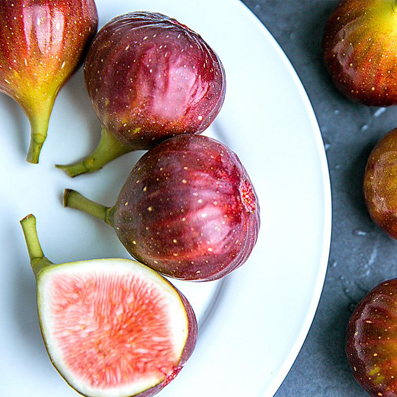 红皮新鲜无花果 奶浆蜜果 天然糖包子 一盒装(4枚大果)