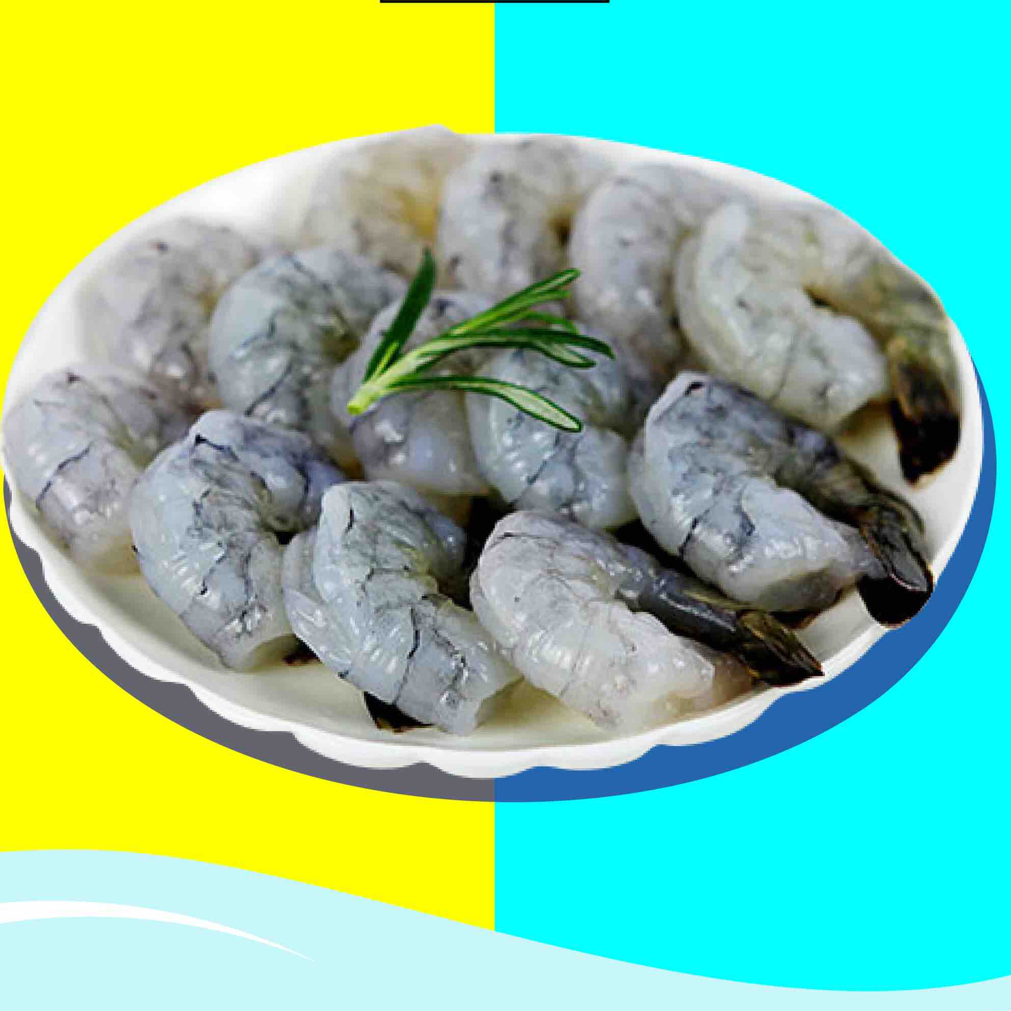 【凤尾黑虎虾仁】规格:u26-30/500g/袋