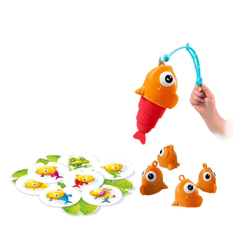 亲子儿童桌游鱼乐无穷fivelittlefish五条小鱼3早教益智游戏玩具