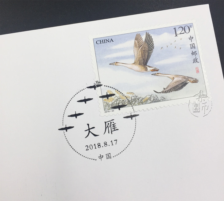 【新邮发售】《大雁》大版 小版 首日封邮票
