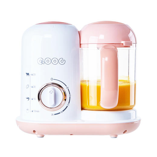 QOOC婴儿多功能蒸煮搅拌一体机 宝宝辅食料理机研磨器Q1S 商品图5