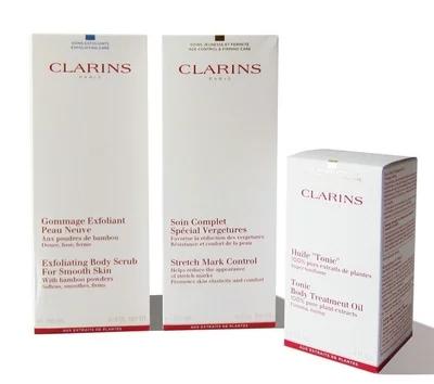 娇韵诗孕妇妊娠3件套装身体抚纹霜 油去角质 商品图0