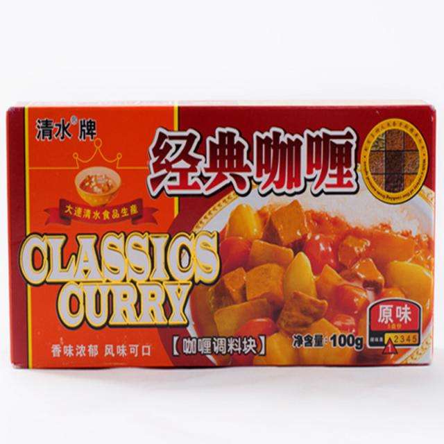 清水牌经典咖喱100g/盒