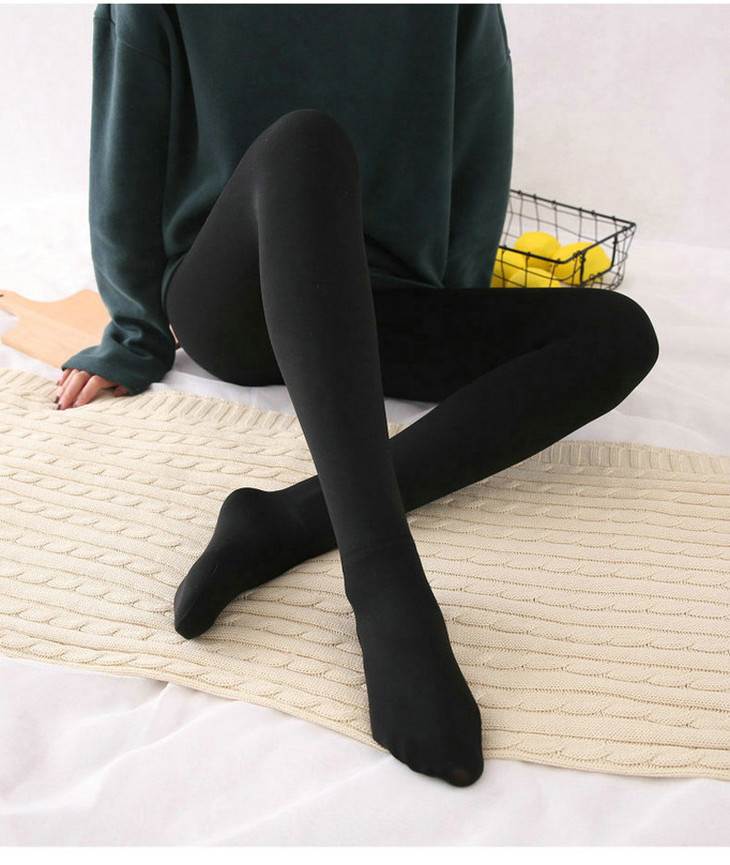【 修身显瘦 防勾丝 】天鹅绒丝袜两双装 韩国正品15dletslim美腿袜