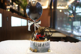 场景主题蛋糕系列｜ins人气气球 炫酷机车 摩托车，如图款式，新鲜水果，动物性淡奶油~