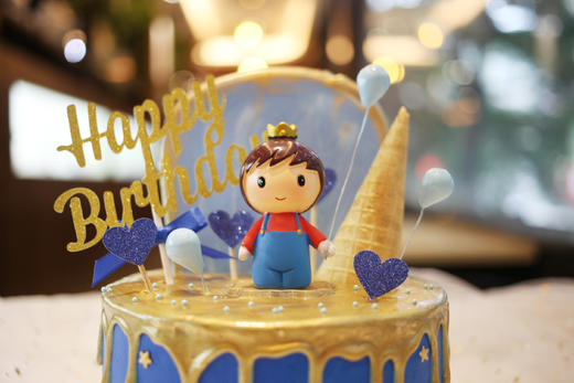 场景主题蛋糕系列｜可爱小王子 周岁宝宝，如图款式，新鲜水果，动物性淡奶油~ 商品图2