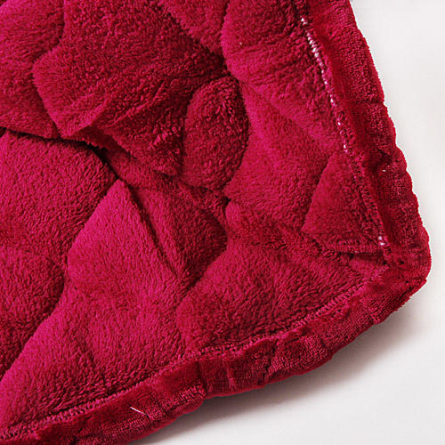 L码紫色冬季珊瑚绒夹棉睡衣女加厚加绒可爱春秋冬天法兰绒家居服B12 商品图3