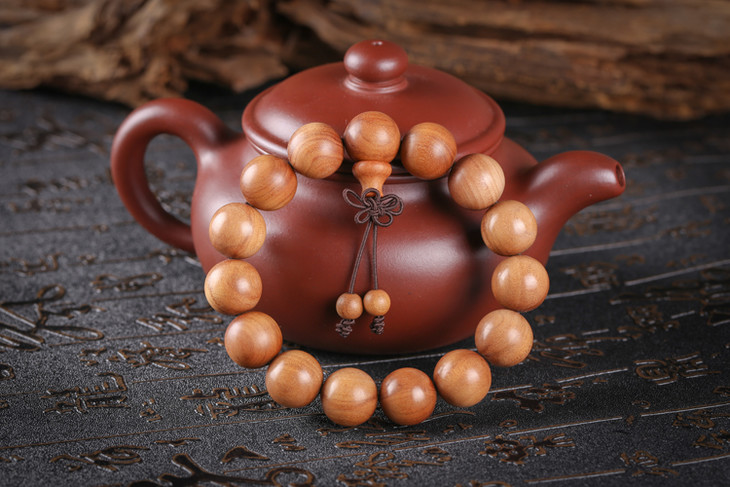 青山特惠1515颗沉水印度迈索尔正区红肉老山檀手串l5