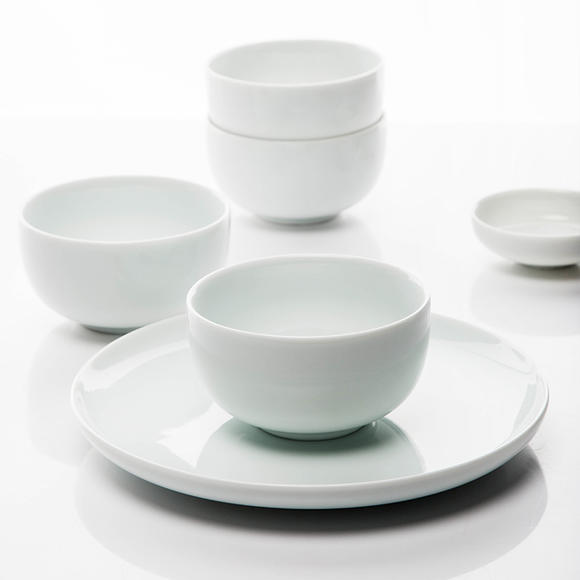 青白格物 日式家居礼品 ( 16头) 水冲即净青白瓷餐具