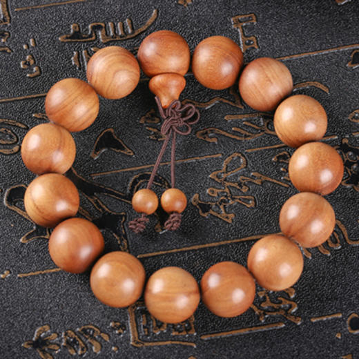 青山特惠1515颗沉水印度迈索尔正区红肉老山檀手串l5