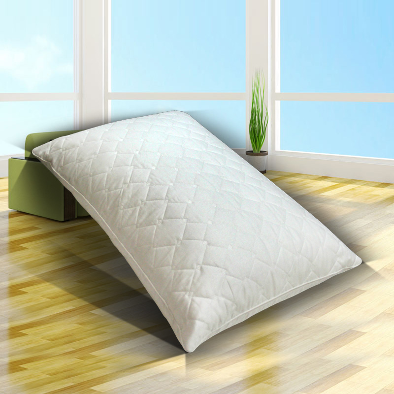 红棉坊欧迪绗绣活套舒适枕纯棉面料成人柔软枕单个学生枕头