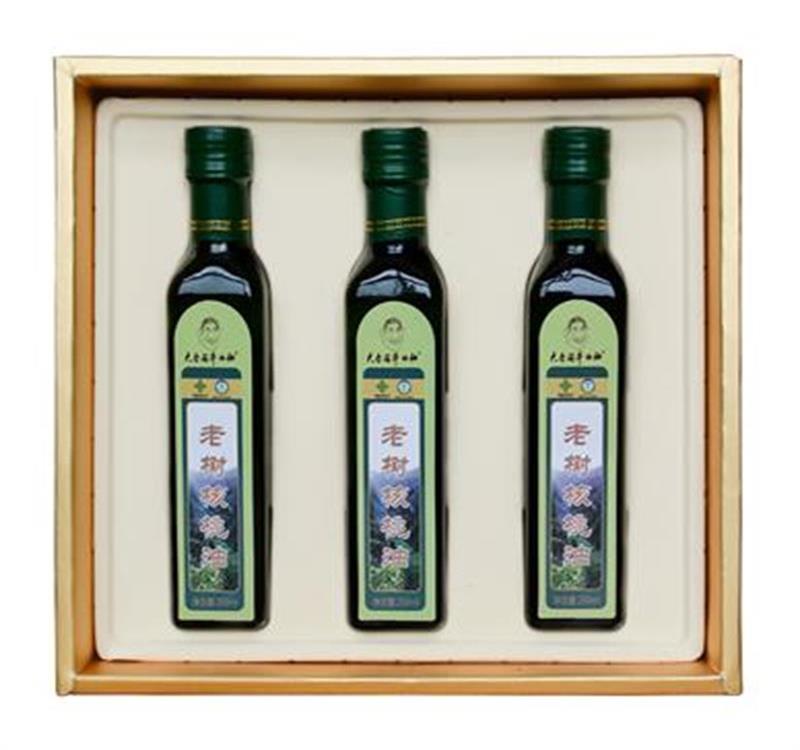 大秦岭牛伯伯品牌老树核桃油礼品盒 250ml*3\/