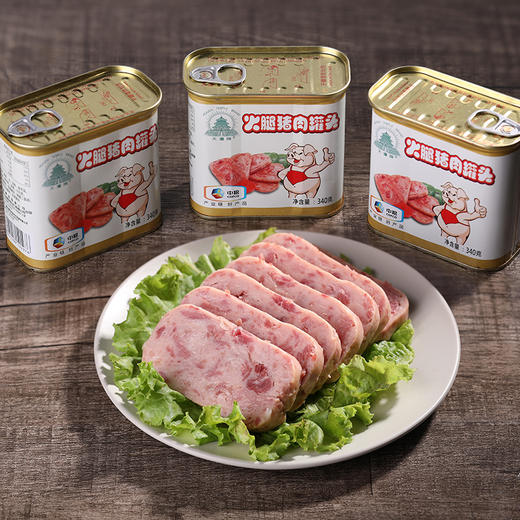 【中粮午餐肉 天坛牌小白猪罐头】340g/罐