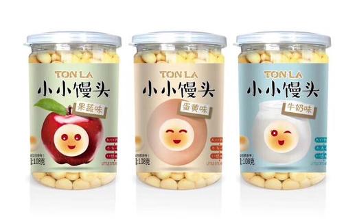 童乐小小馒头(果蔬\蛋黄\奶油味)108g 商品图3