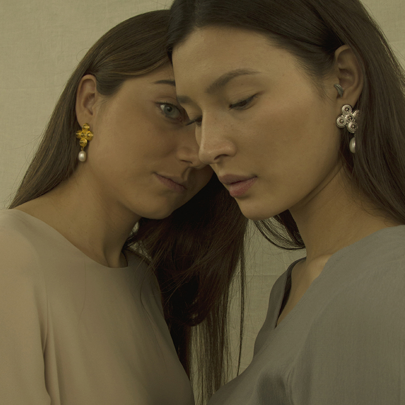 softmountainssilverstar银星耳环