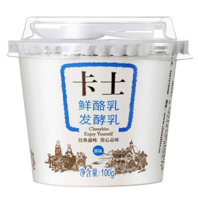 卡士100g 3.3原味鲜酪乳