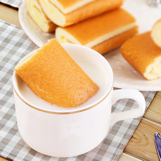 tipo越南迷你蛋糕卷180g瑞士卷蛋糕零食早餐 牛奶味草莓味180g/360g