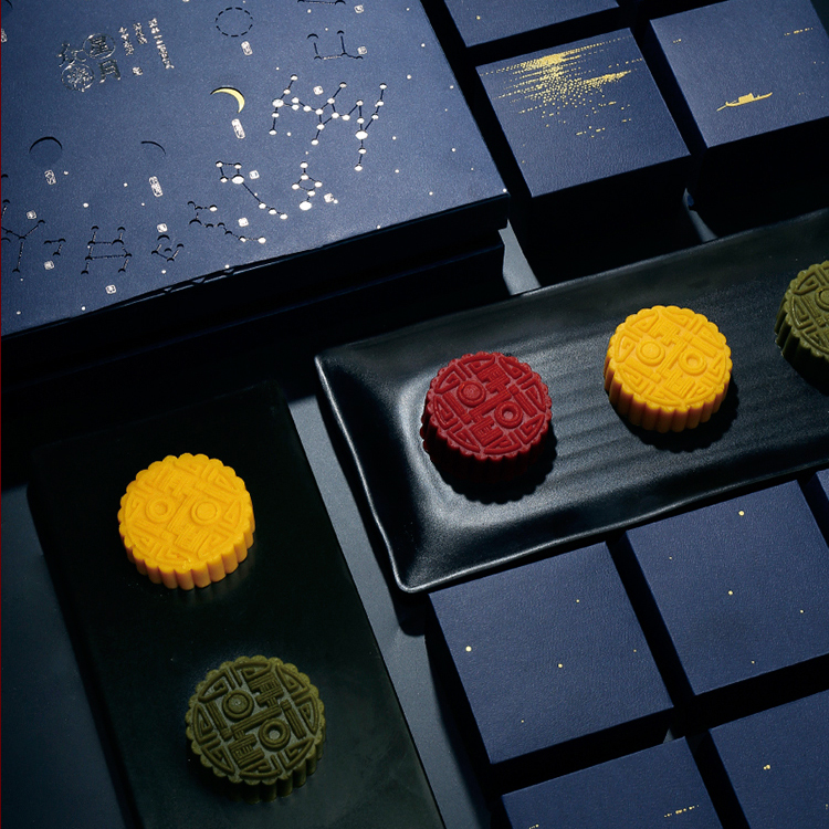 中秋好礼 "众星捧月" 台式月饼礼盒 3味6枚