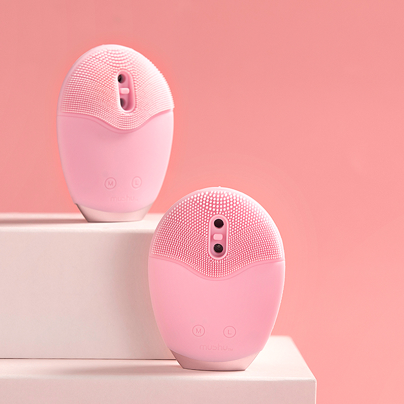 mushu木薯自动出泡洗脸仪硅胶洁面仪毛孔清洁器充电电震动美容仪