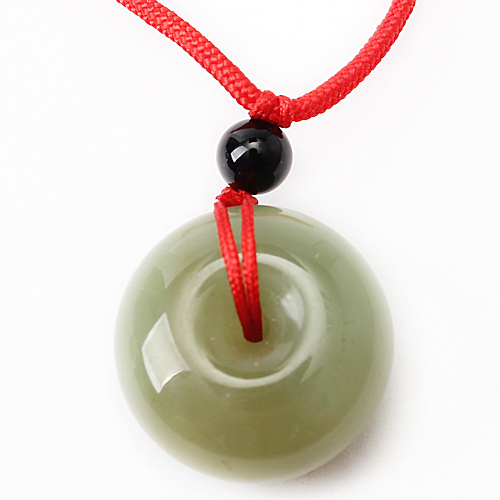 翠玉平安扣吊坠A23