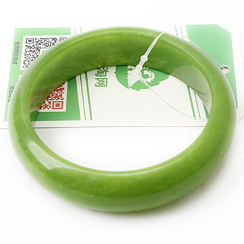 翠绿色玉手镯女A23 商品图0