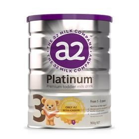 【海外直邮】a2 白金婴儿配方幼儿奶粉三段 1-3岁900克 新旧包装随机六罐装