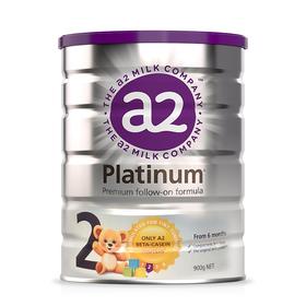 【海外直邮】a2 白金婴儿配方奶粉二段 6-12个月 900克 新旧包装随机六罐装