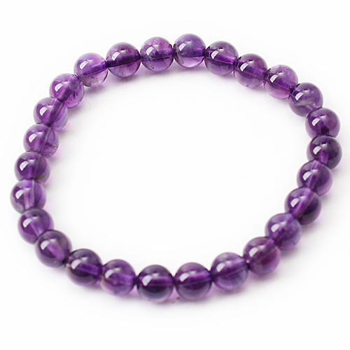 紫色水晶手链女A23 商品图0