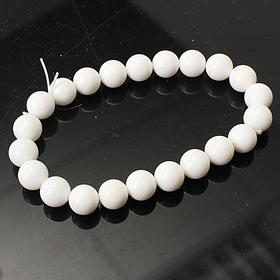 乳白色佛珠手链女手串a23