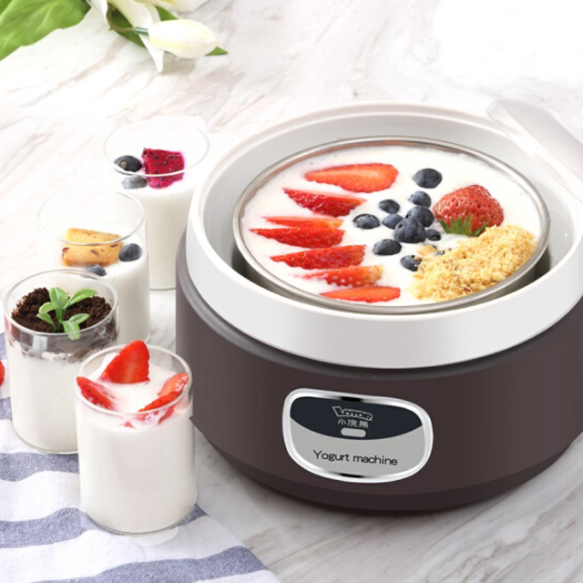 小浣熊 全自动恒温 酸奶机 咖啡色