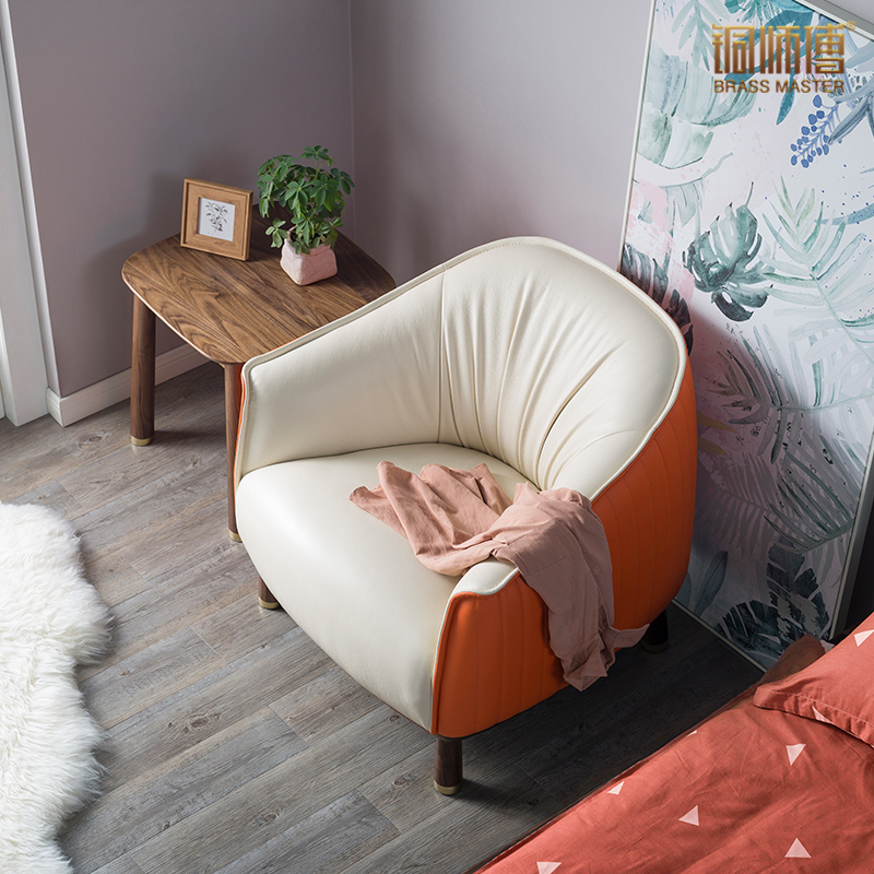 铜师傅 铜木主义 达利系列休闲沙发