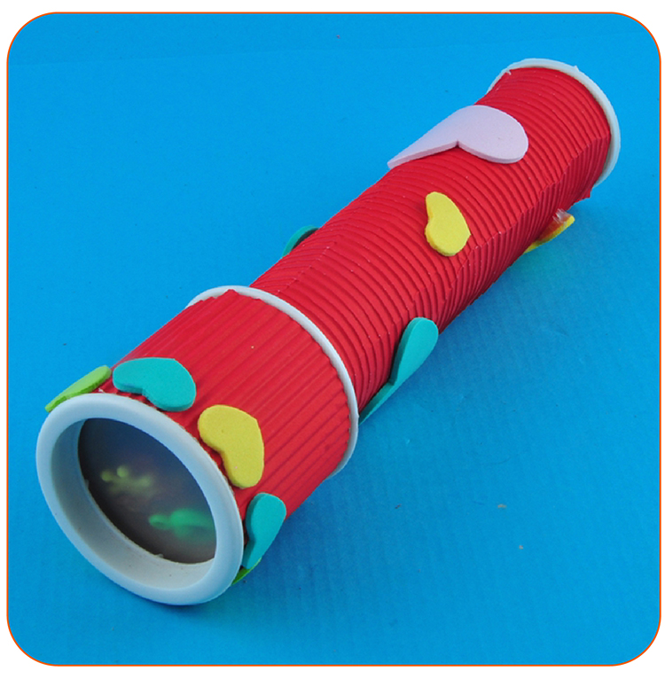 新款万花筒幼儿园 手工diy创意手工材料包科学实验探索观察材料包